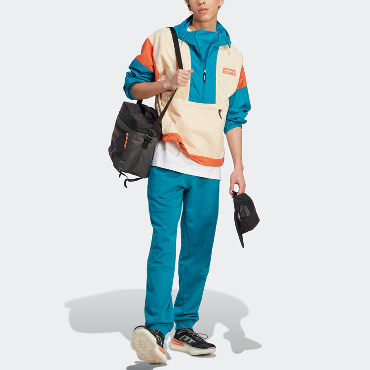 Ветровка adidas originals Adventure Premium Windbreaker 'Sand Strata' HR4219, бежевый — фото 4