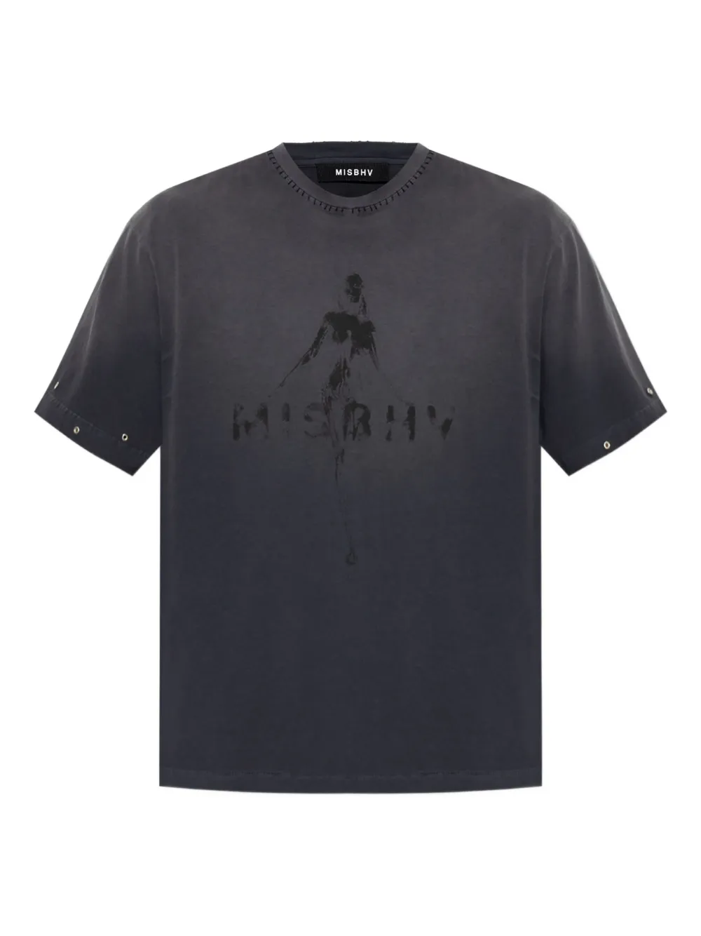 

Футболка с графичным принтом Misbhv, серый
