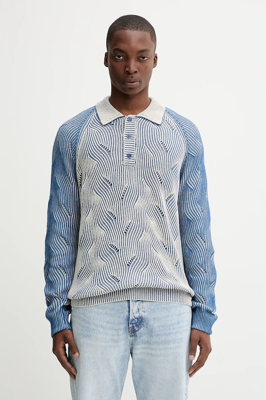 

Хлопковый свитер CEDEIRA Desigual, синий