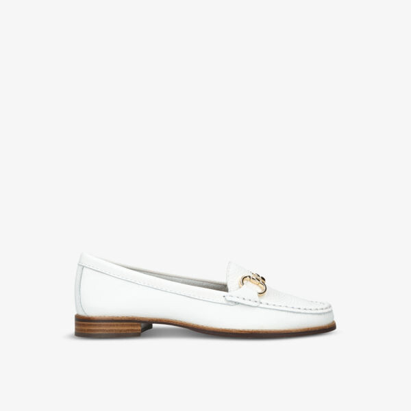 

Кожаные лоферы matilda с отделкой horsebit Kg Kurt Geiger, белый