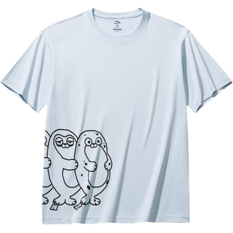 

ANTA Футболка Unisex Life Collection Light Bright Blue, Синий, ANTA Футболка Unisex Life Collection Light Bright Blue