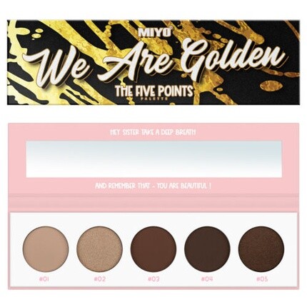 

Палитра теней для век Five Points Palette We Are Golden 6,5 г Maybelline