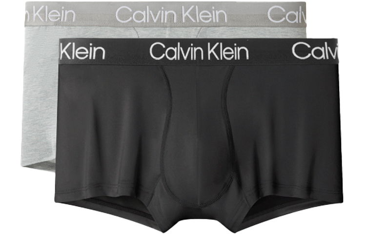

Мужские боксеры Calvin Klein, 1 комплект 2 штуки (черный+серый)