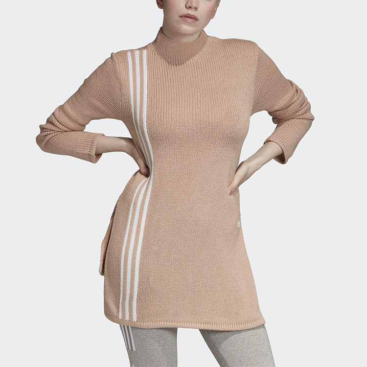 Футболка (WMNS) adidas originals Tlrd Side Forked Pullover Wool Sweater Pearl Pink — фото 3