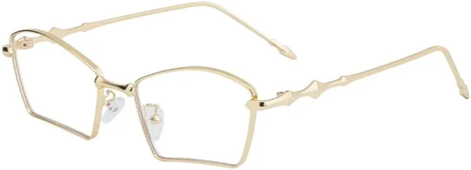 

Солнцезащитные очки в металлической оправе прямоугольной формы для женщин, роскошные ретро-очки неправильной формы, модные солнцезащитные очки TYUVIVO, C7 Goldwhite