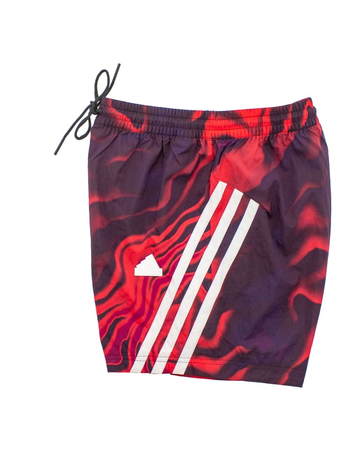 Adidas Шорты FI Future Icons с принтом по всей поверхности, красного цвета — фото 3