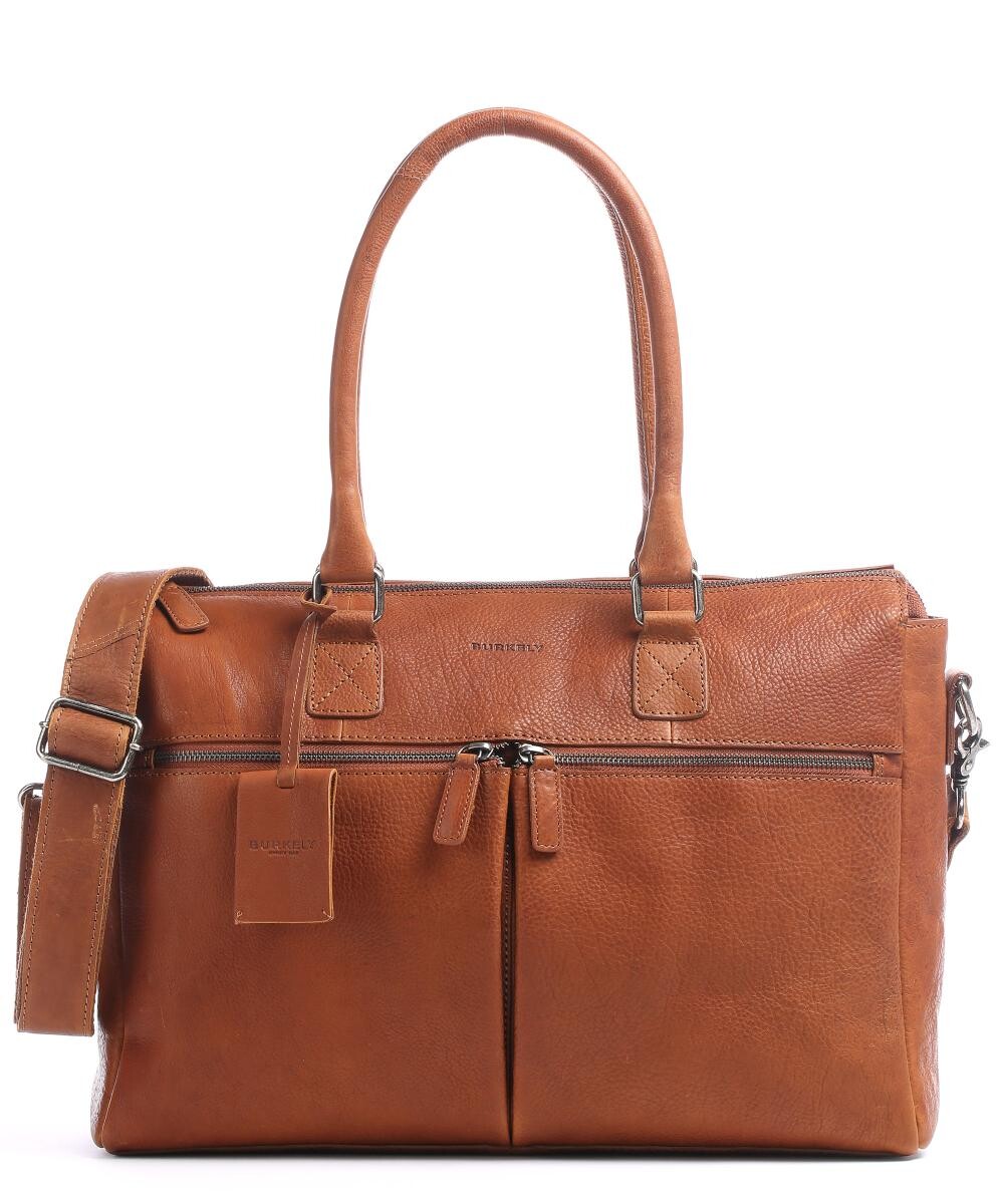 

Антикварная кожаная сумка для ноутбука Avery 15,6″ Burkely, коричневый