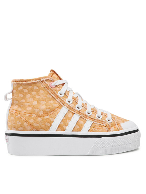 Кроссовки Disney Nizza Platform Mid GZ1657 Adidas, оранжевый