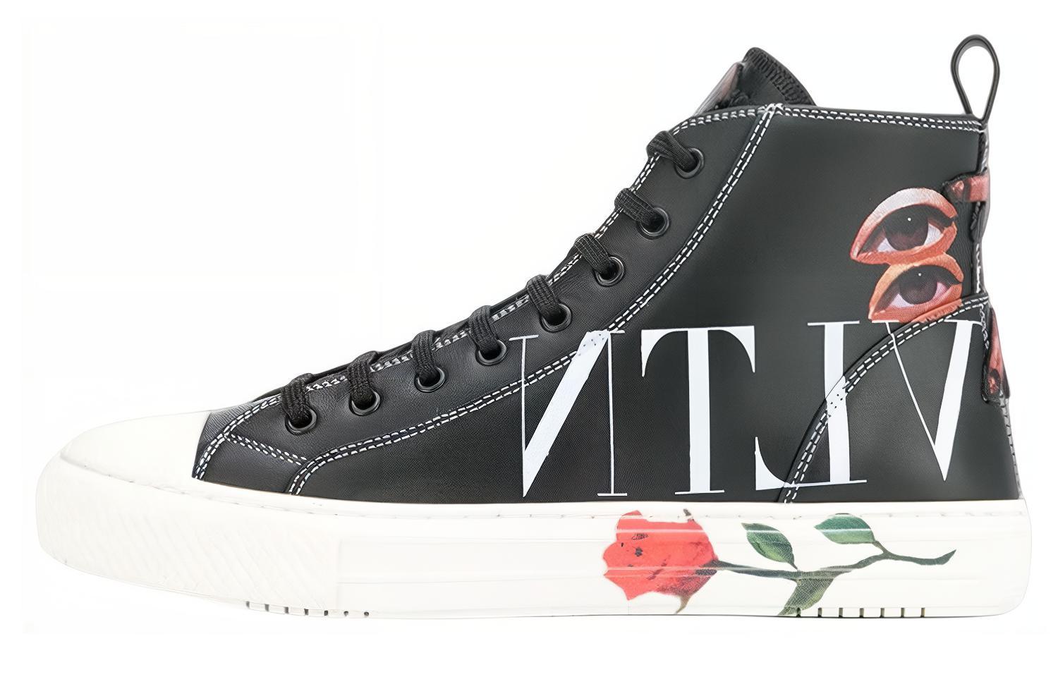 

Valentino Стильные высокие скейтбордистские кроссовки Giggies для мужчин, белый