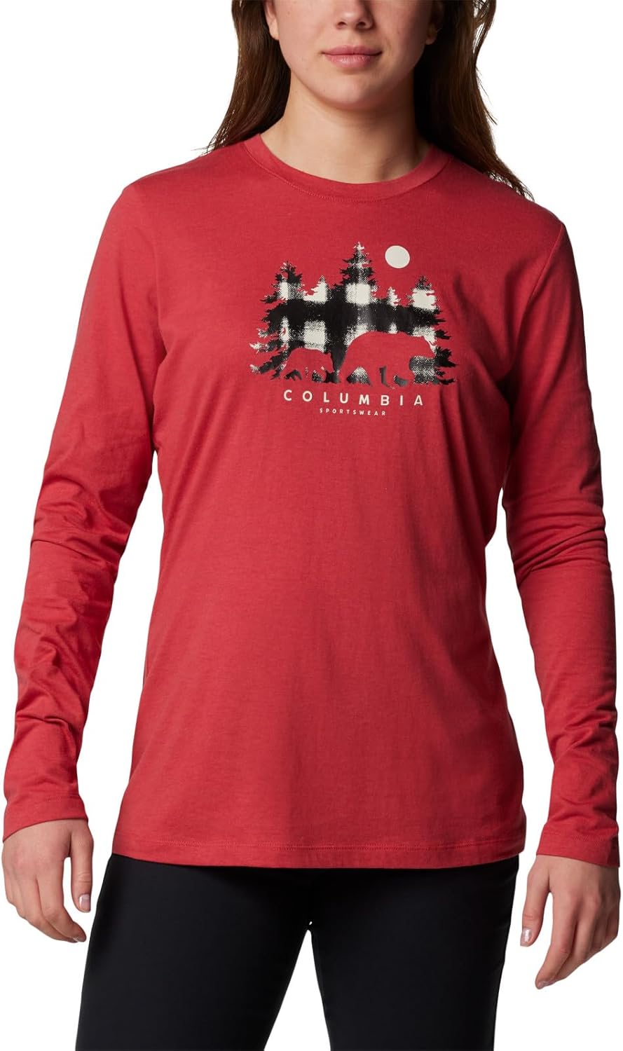 

Columbia Womens Hidden Haven Long Sleeve TeeФутболка с длинным рукавом для походов, Daredevil/Treehome Omblur, Красный, Columbia Womens Hidden Haven Long Sleeve TeeФутболка с длинным рукавом для походов, Daredevil/Treehome Omblur