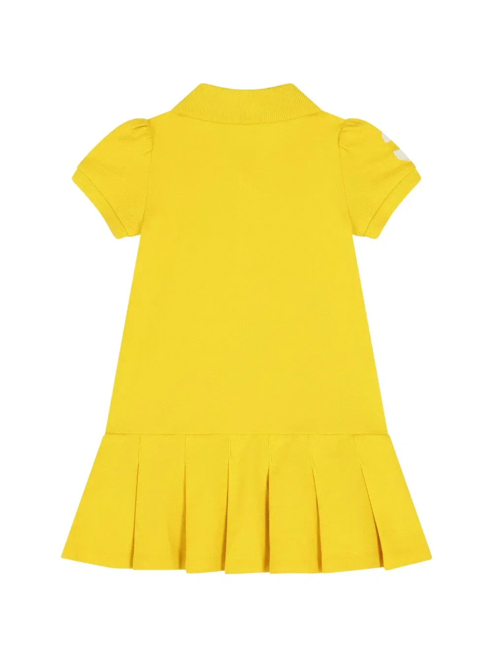 Комплект из платья с плиссированным подолом (два платья) Polo Ralph Lauren Kids, желтый — фото 4
