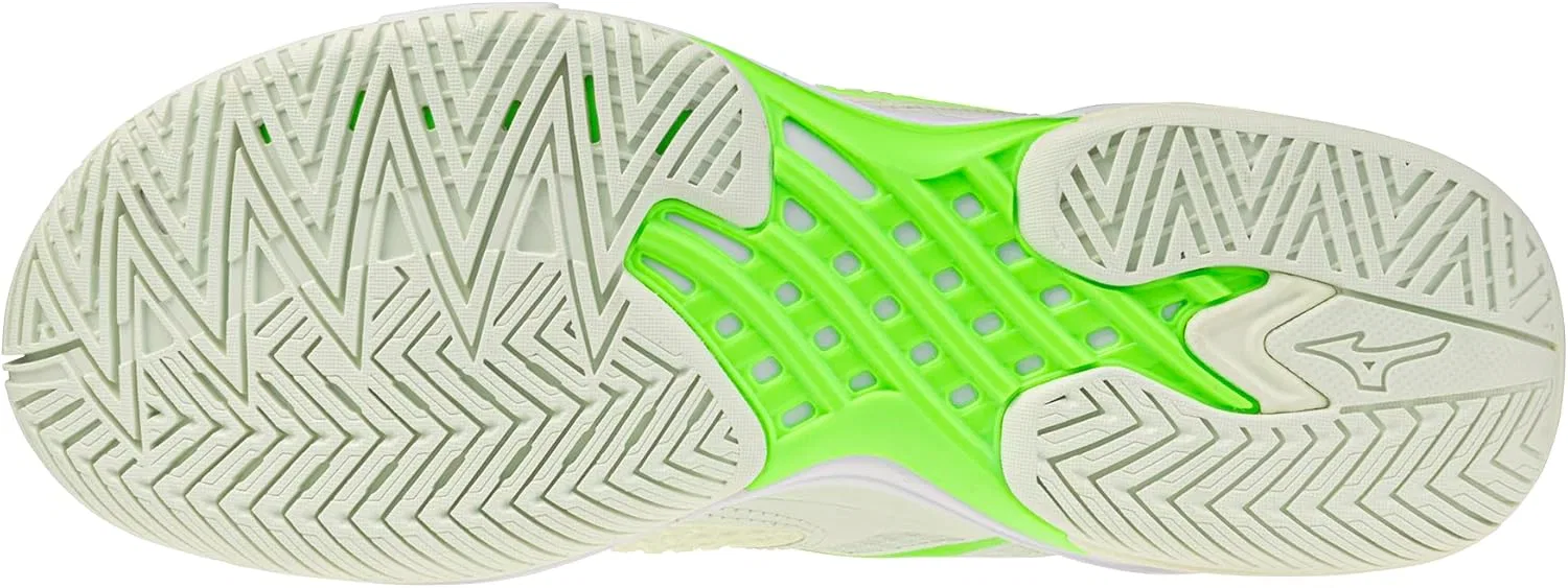 Кроссовки для тенниса Wave Exceed Tour 7 AC, Phantom Green-glowing Apple — фото 2