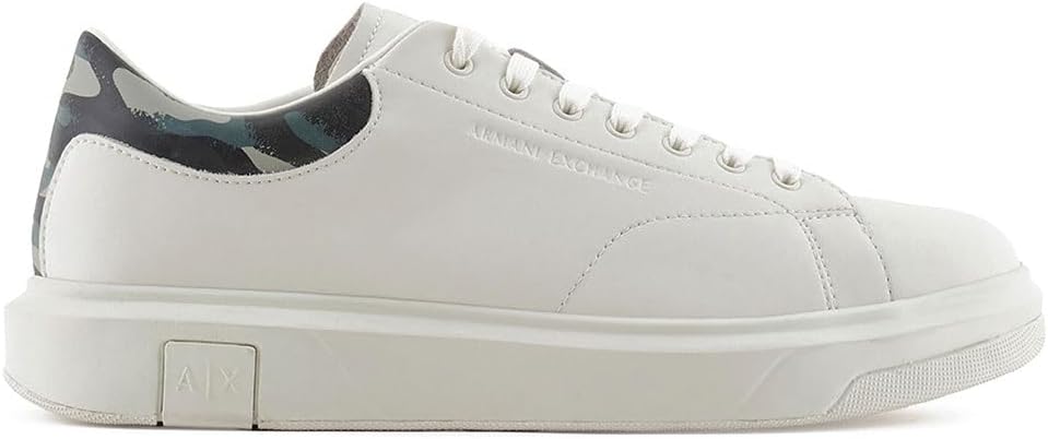 Мужские кроссовки Armani Exchange Venice на шнуровке, Off White/Camo — фото 3
