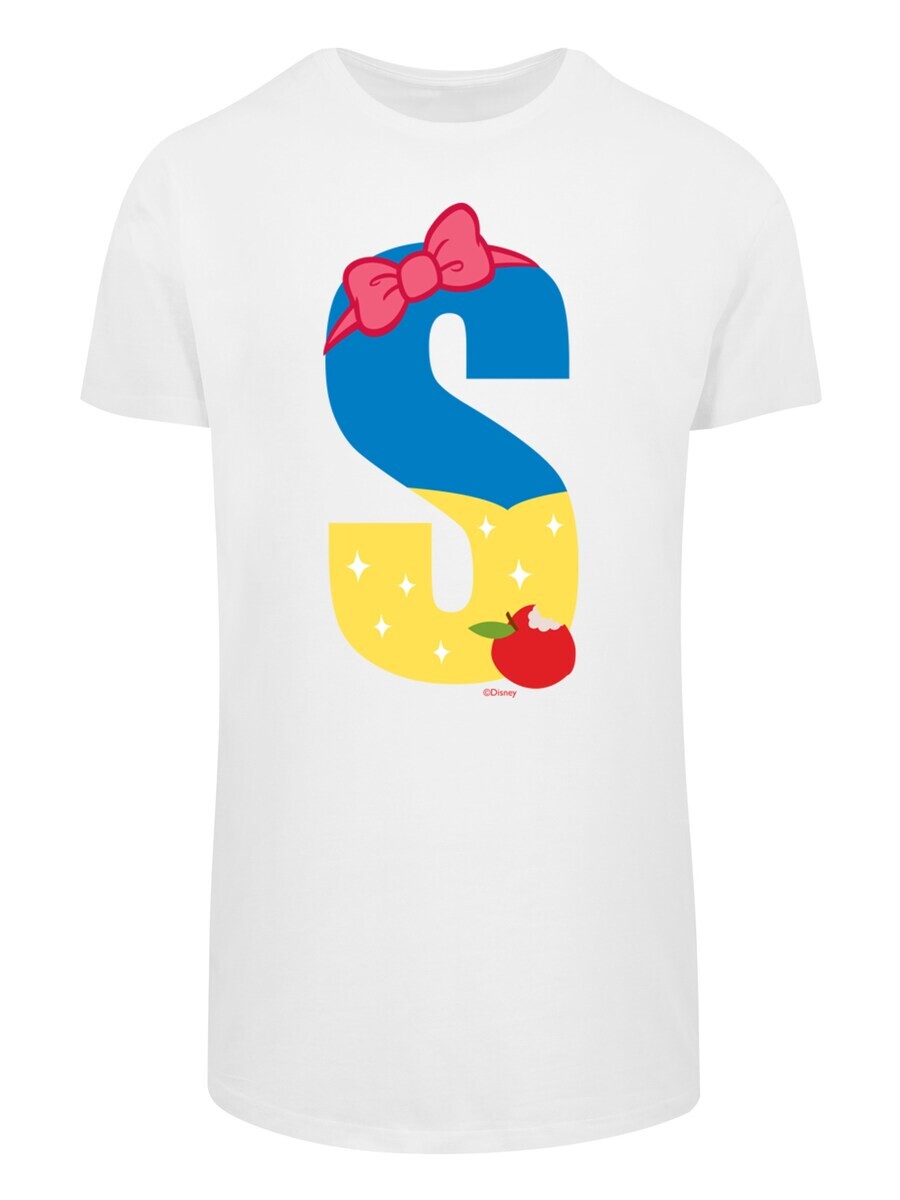 

Классическая футболка F4NT4STIC Shirt Disney Alphabet S Is For Snow White, белый