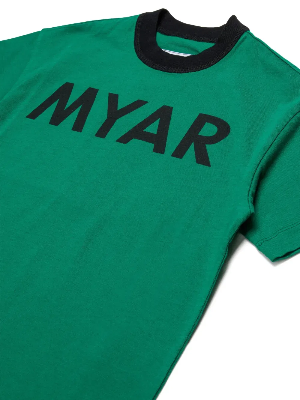 Футболка с круглым вырезом и логотипом Myar Kids, зеленый — фото 3