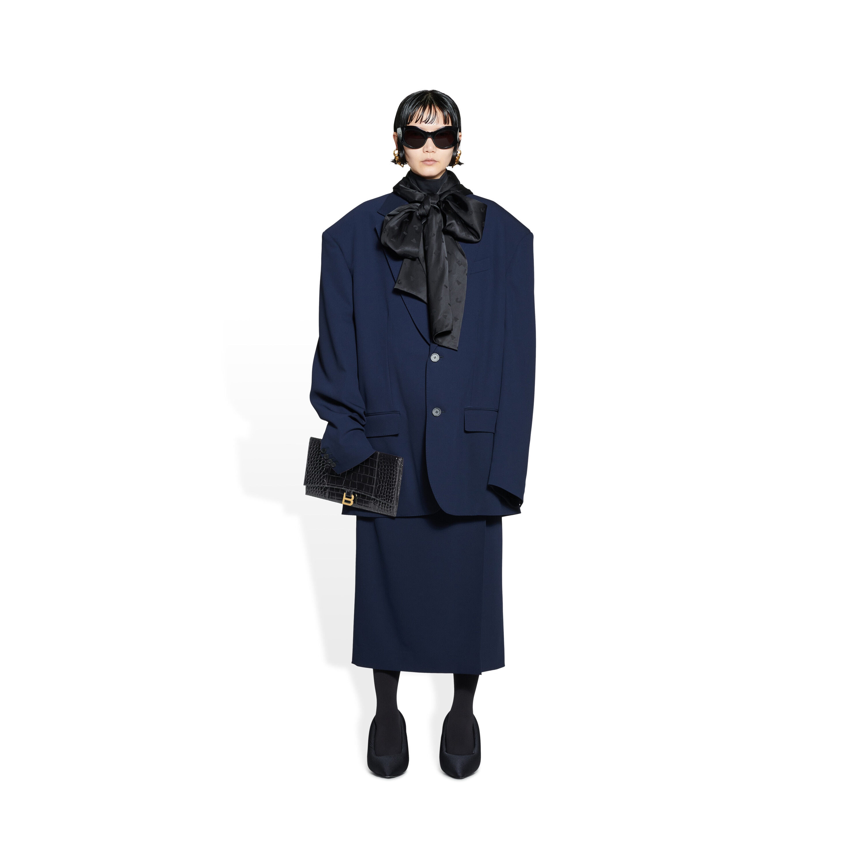 

Клатч BALENCIAGA, черный