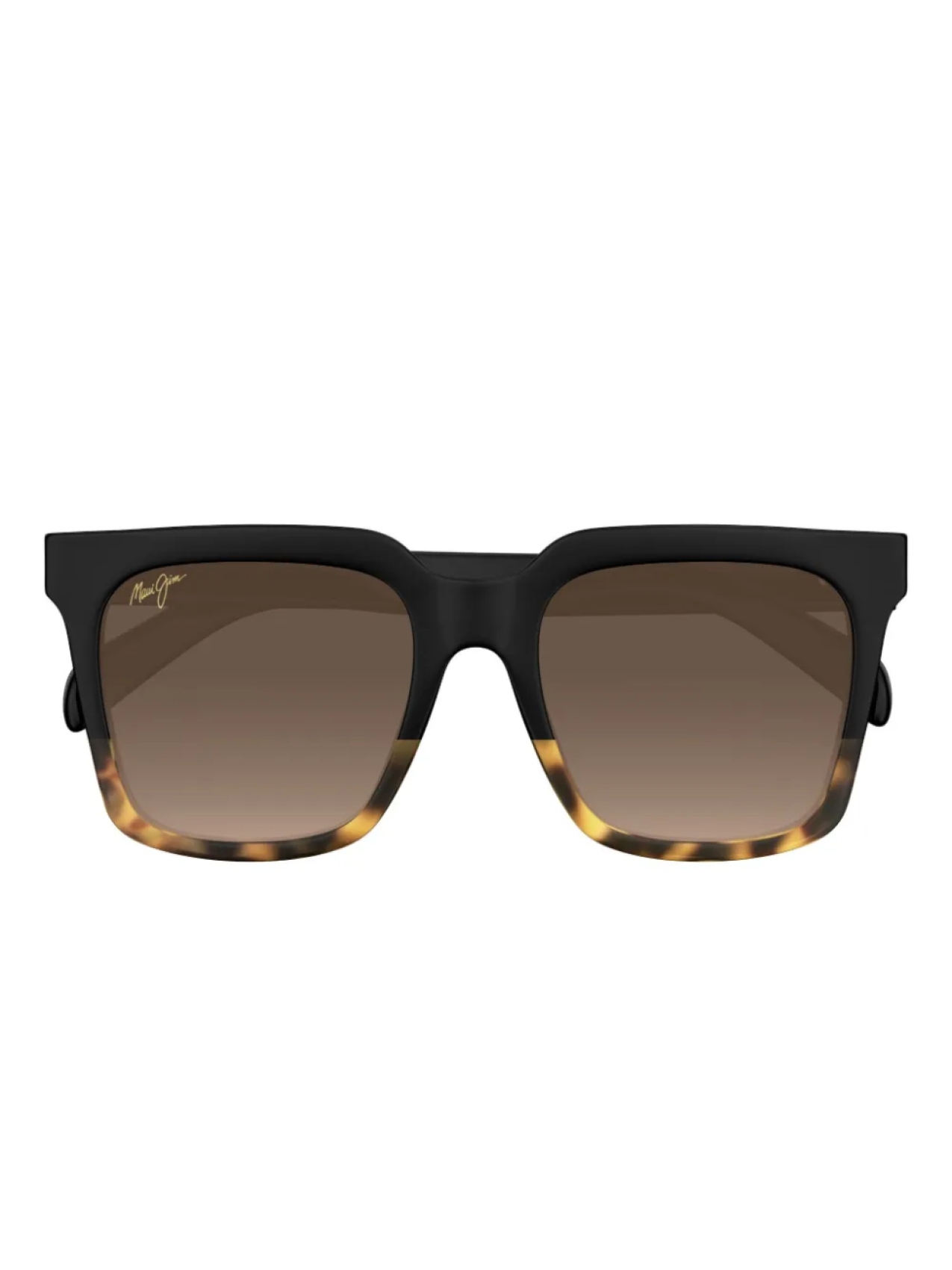 

Солнцезащитные очки Maui Jim в квадратной оправе, черный