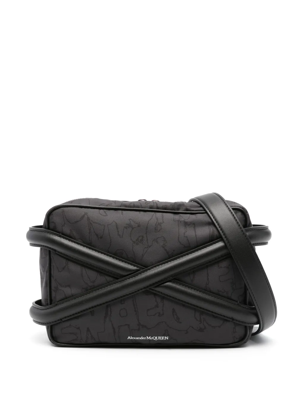 

Каркасная сумка The Harness Alexander McQueen, черный