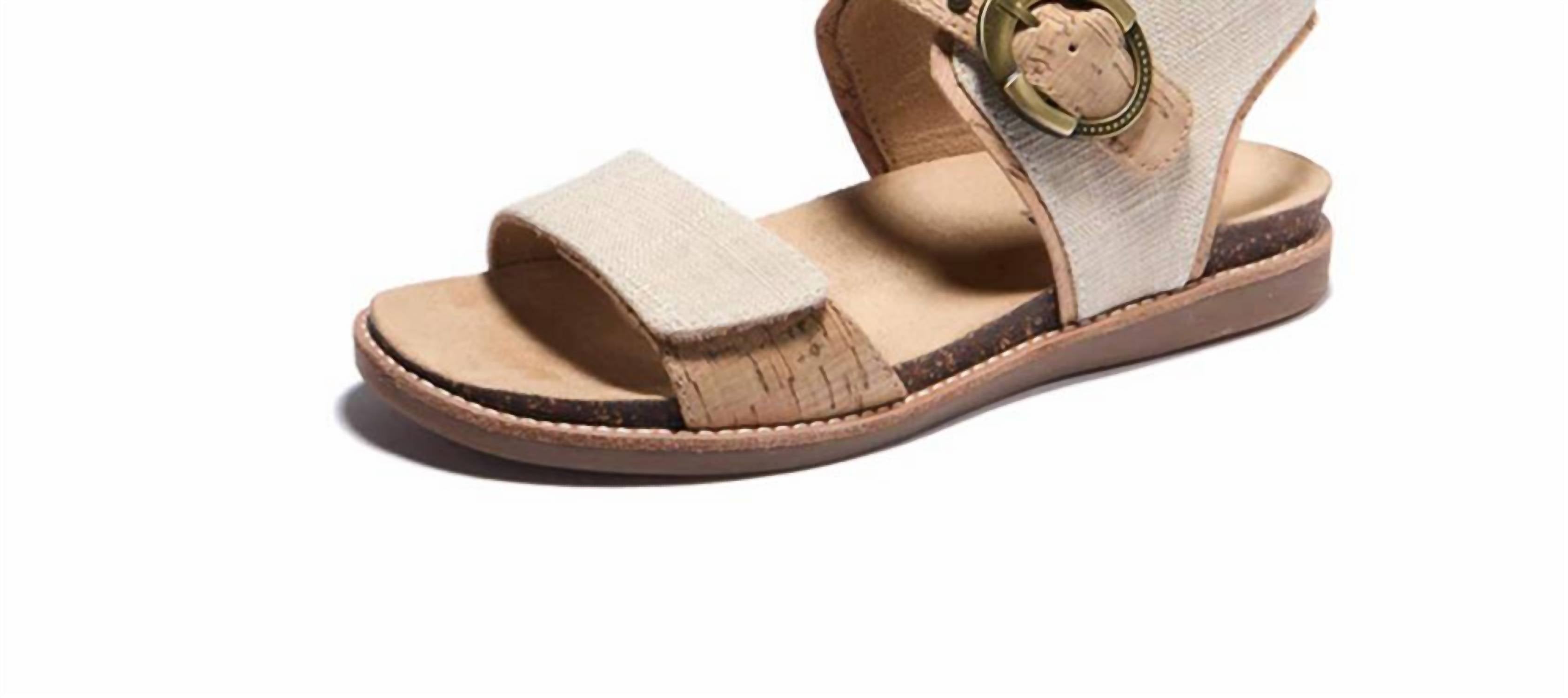 Женские сандалии Bari из пробки/натуральные Halsa Footwear