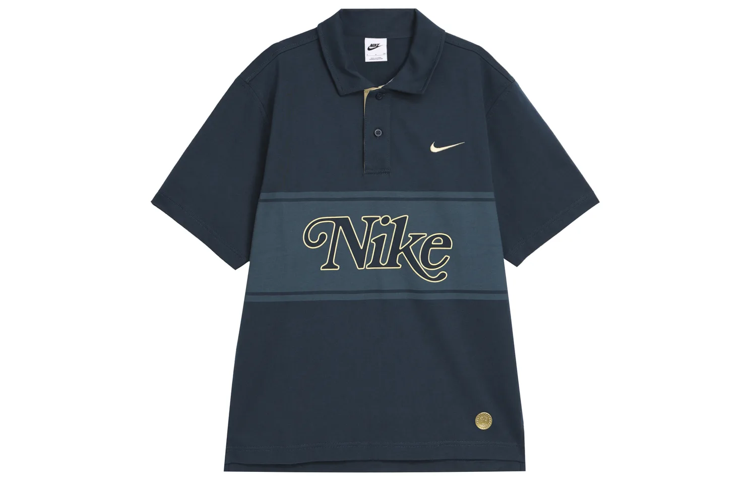Nike Поло спортивное мужское Arsenal Dark Sea Blue