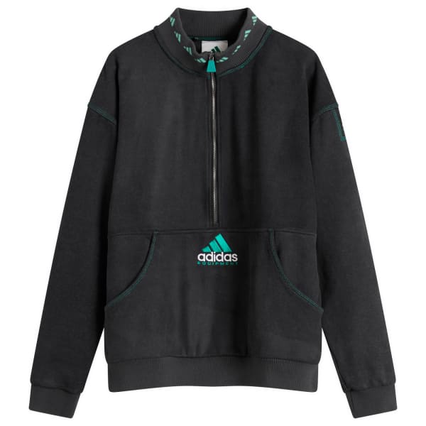 

Футболка Golf eqt с застежкой-молнией на четверть Adidas, черный