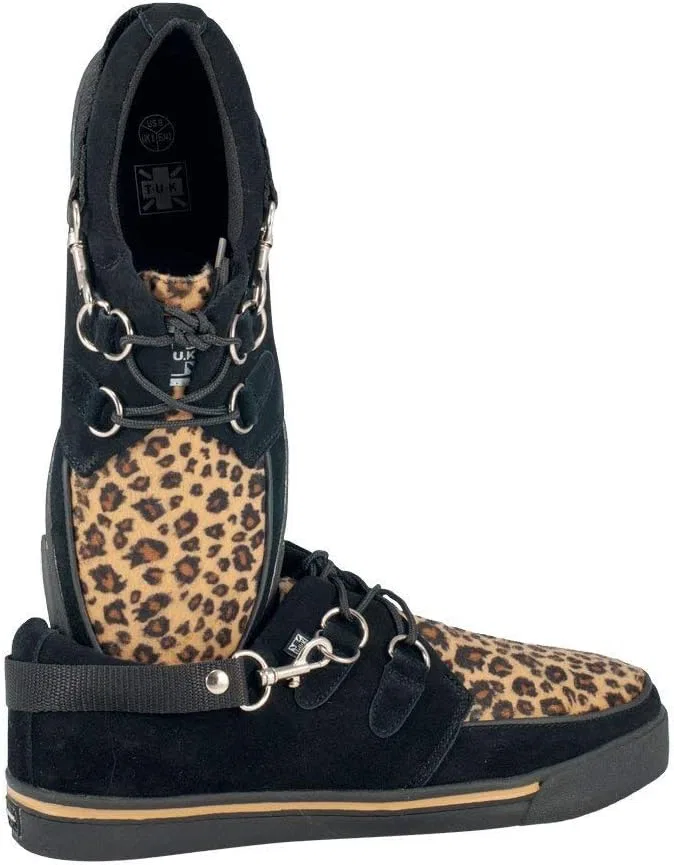 T.U.K Туфли TUK A6142 Herren Halbschuhe, Black/Leopard, 43 — фото 2