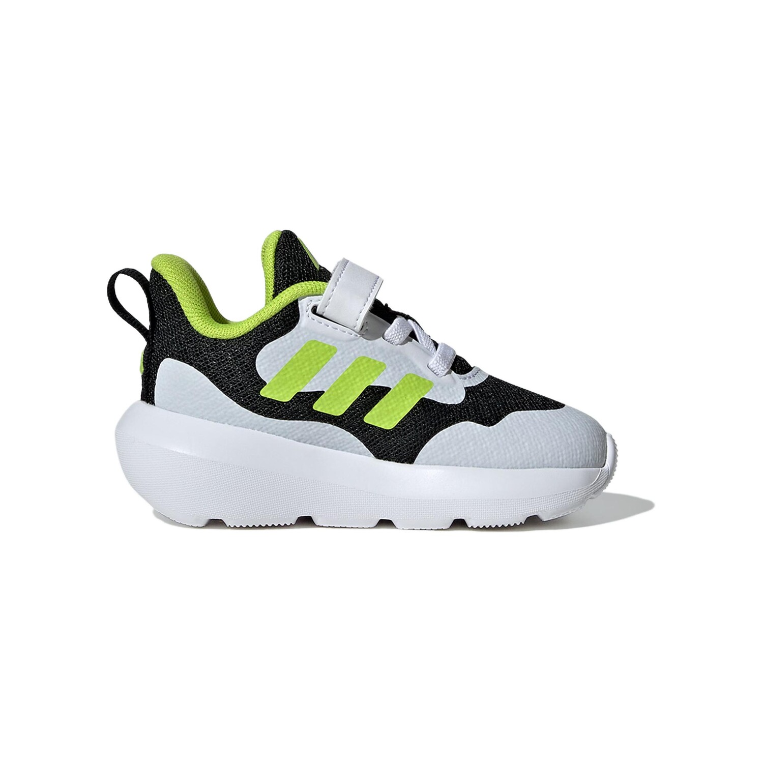 Кроссовки adidas Fortarun 2.0 Toddler Shoes TD Low-top Black/Neon Green/White, зеленый — фото 2