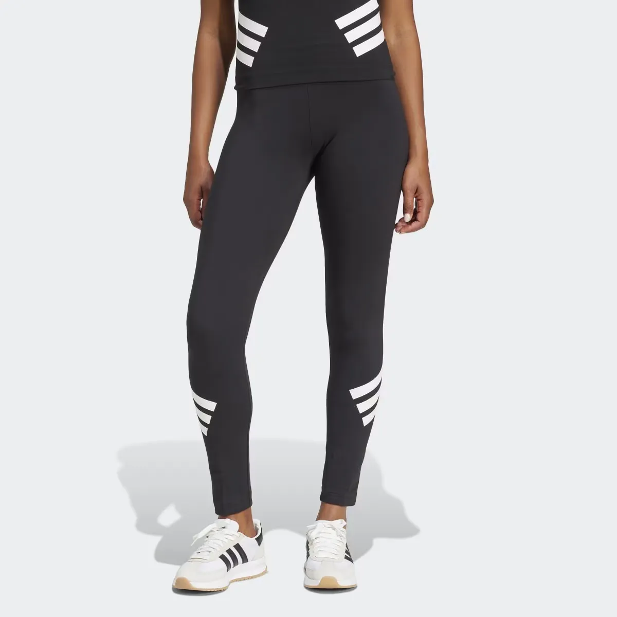 

Женские леггинсы Adidas Future Icons с тремя полосками, черный