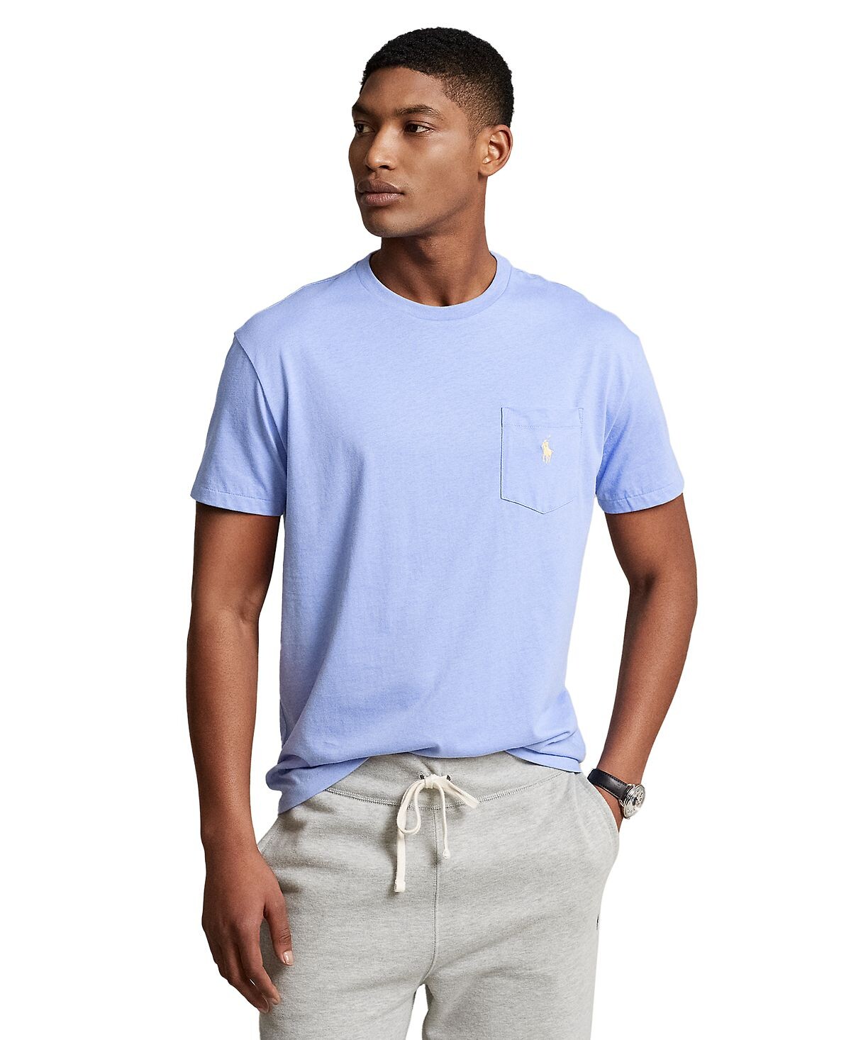 

Мужская футболка классического кроя из джерси с карманами Polo Ralph Lauren