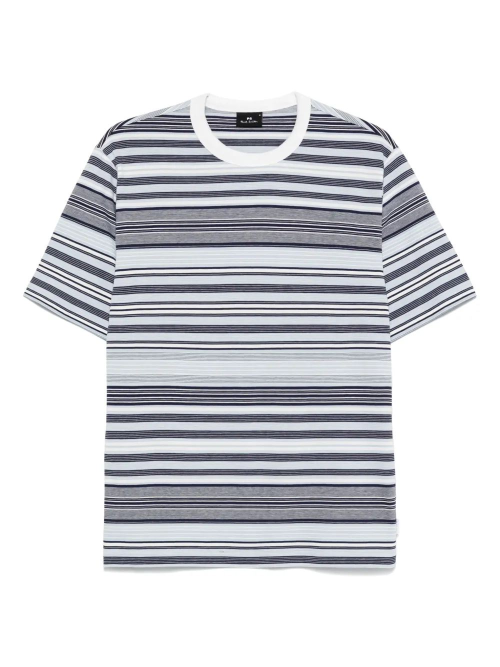 

Полосатая хлопковая футболка PS Paul Smith, белый
