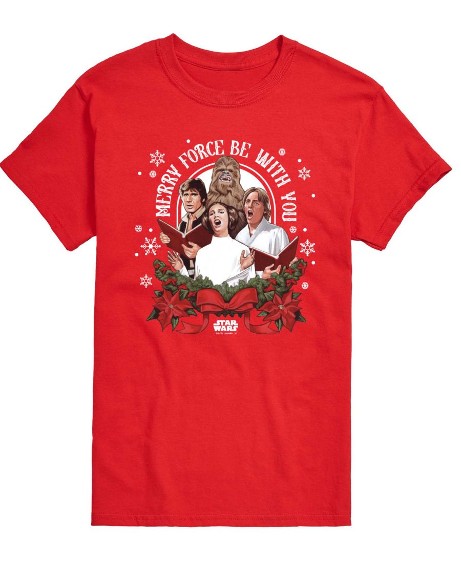 

Мужская футболка с коротким рукавом и графическим принтом Звездные войны: Рождественский призыв Силы с тобой AIRWAVES, Red, Красный, Мужская футболка с коротким рукавом и графическим принтом Звездные войны: Рождественский призыв Силы с тобой AIRWAVES, Red