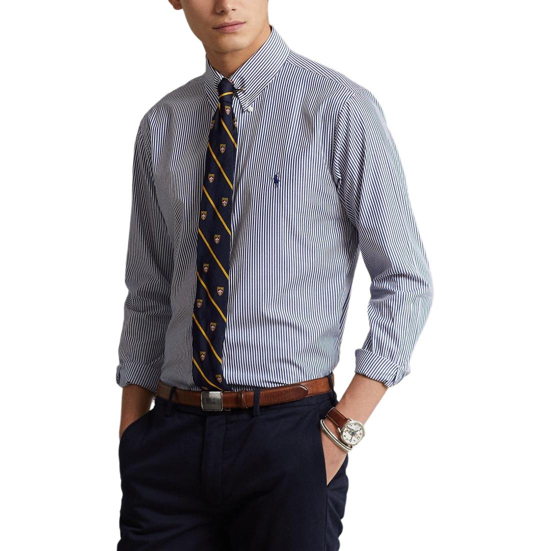 Polo Ralph Lauren Рубашка мужская Marine Blue — фото 4
