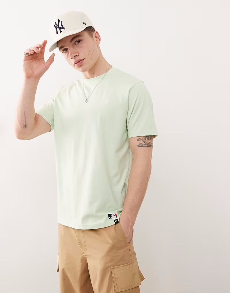 

Футболка 47 Brand NY Yankees мятно-зеленого цвета