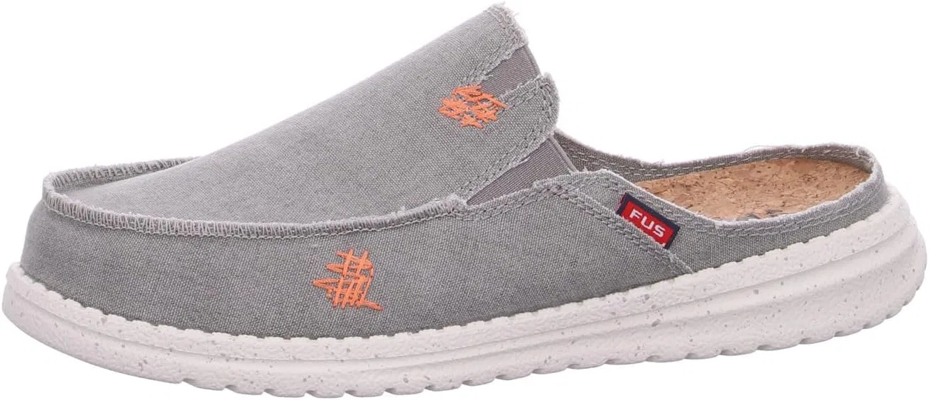 Туфли Fusion Jim Washed Canvas Light Grey