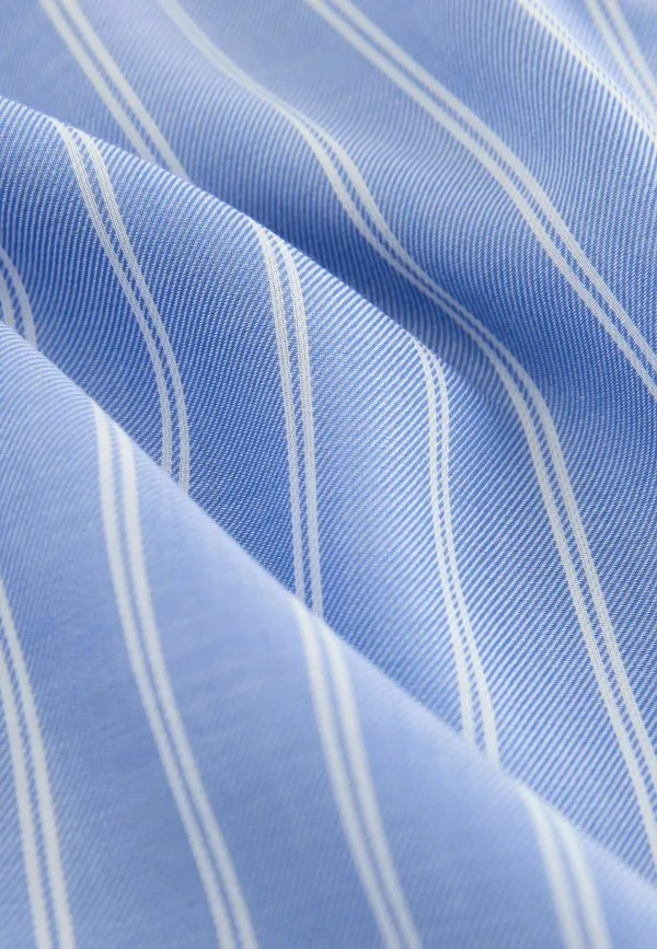Мягкая, свободная рубашка без рукавов стандартного кроя Next, Blue White Stripe — фото 4