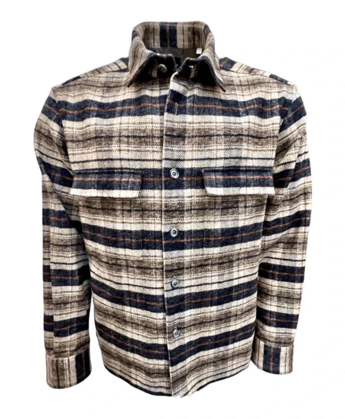 

Клетчатая рубашка Xacus, мультиколор