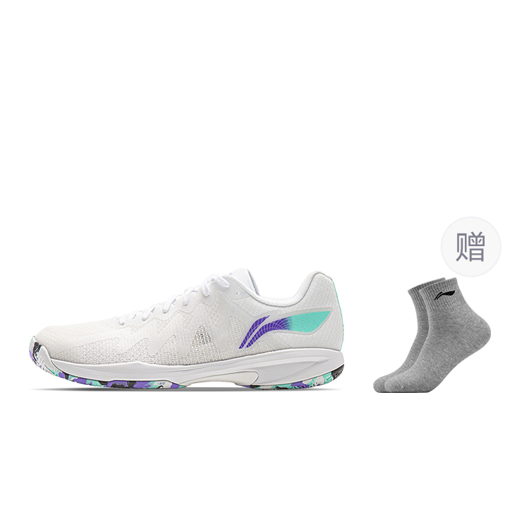 

Li-Ning Abrasion Resistant Breathable низкие кроссовки для тренировок Unisex Fluorescent Starlight Purple