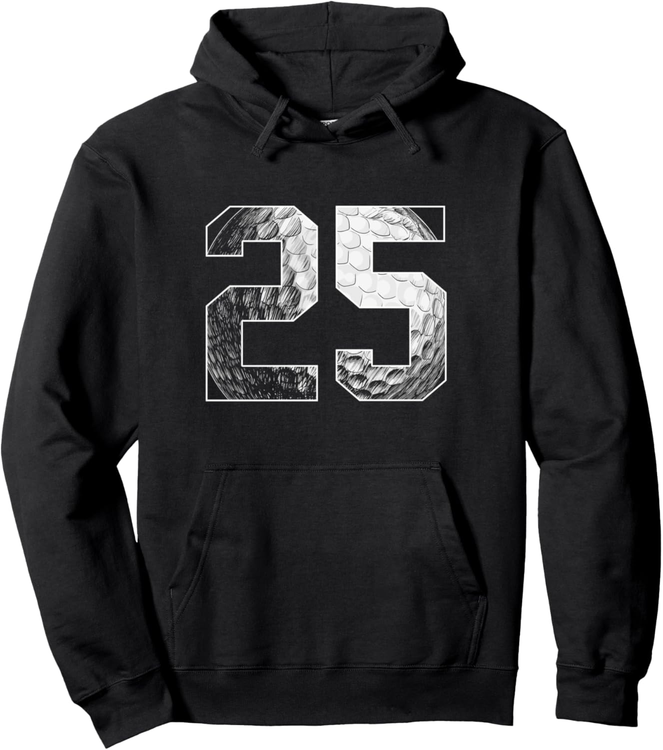 

Худи с надписью «Мальчик, которому исполняется 25 лет, играет в гольф» 25 Year Old Birthday Apparel Golf Boy B-Day, черный