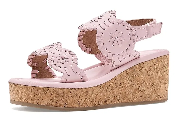 Босоножки на танкетке Jack Rogers Kids, Chalk Pink