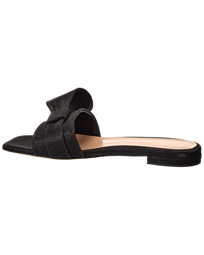 Gianvito Rossi Leather Sandal, черный — фото 2