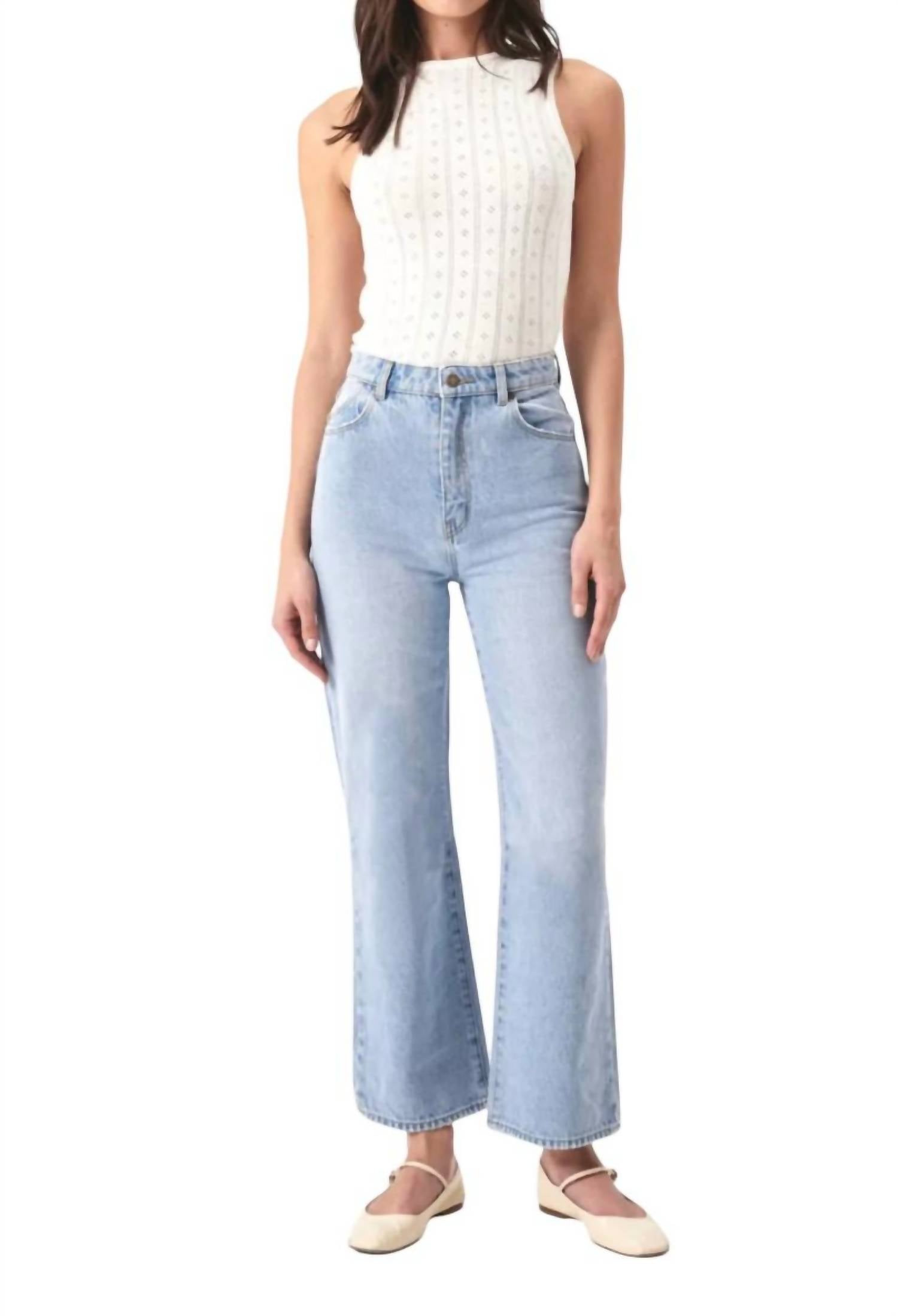 

Джинсы Heidi Ankle Jeans светло-голубого цвета ROLLA'S