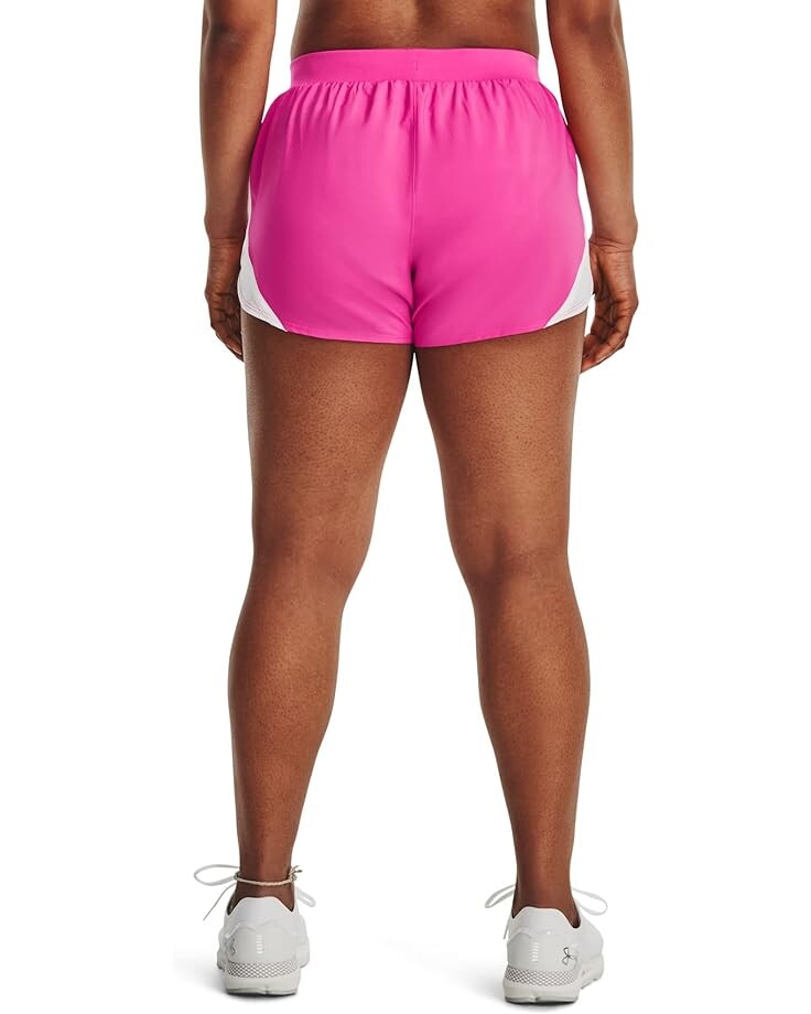 

Шорты Under Armour Fly By 2.0 Shorts, цвет Rebel Pink/White/Reflective