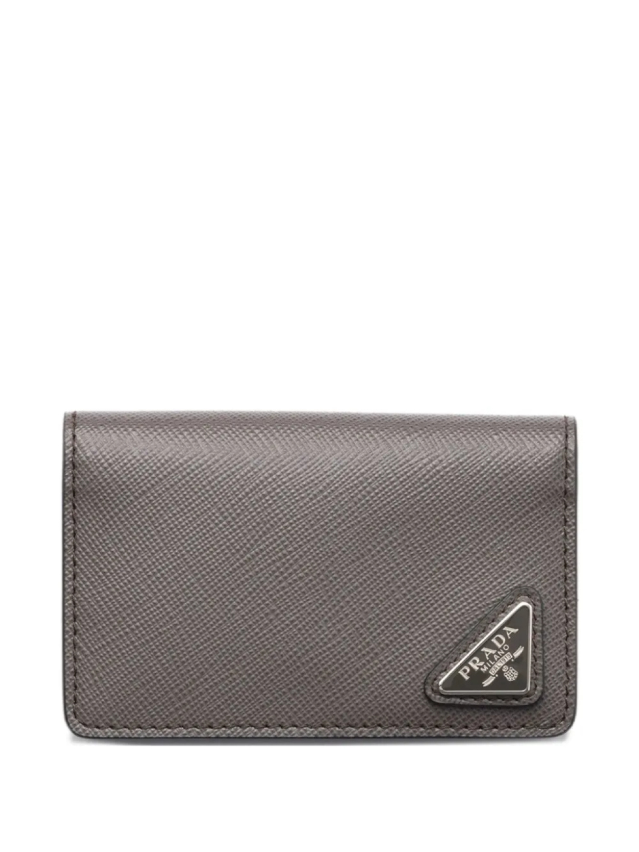 

Prada картхолдер из сафьяновой кожи, серый