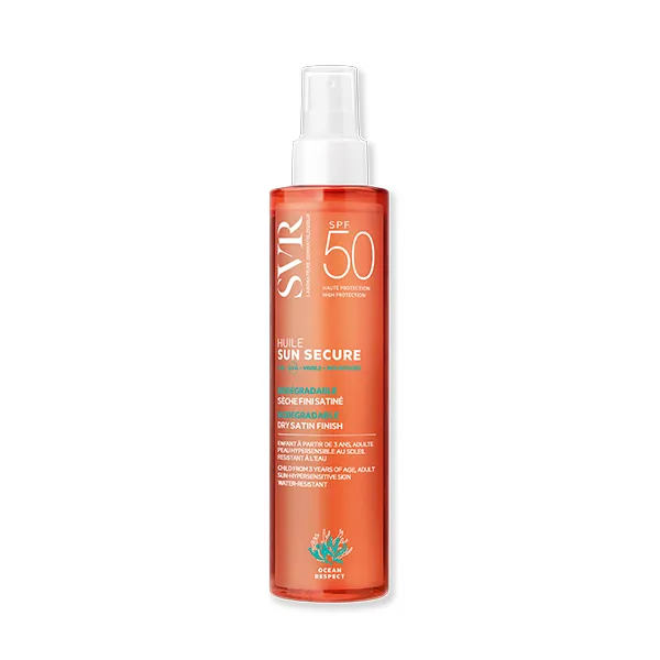 

Солнцезащитный крем SPF 50 Aceite Seco Sun Secure Laboratoires Svr, 200 ml