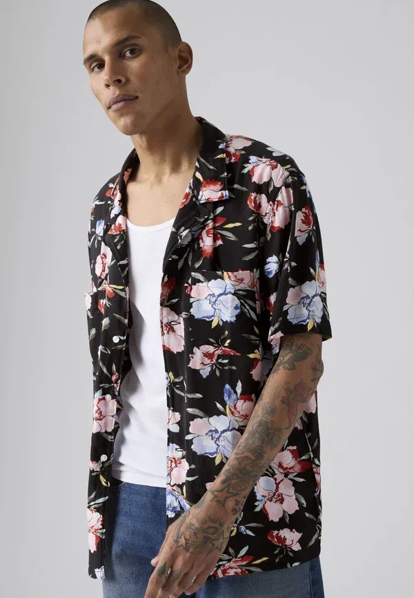 Рубашка классическая кемпер Levi'S, blake brushstroke floral v3 jet black plain weave, черный — фото 3