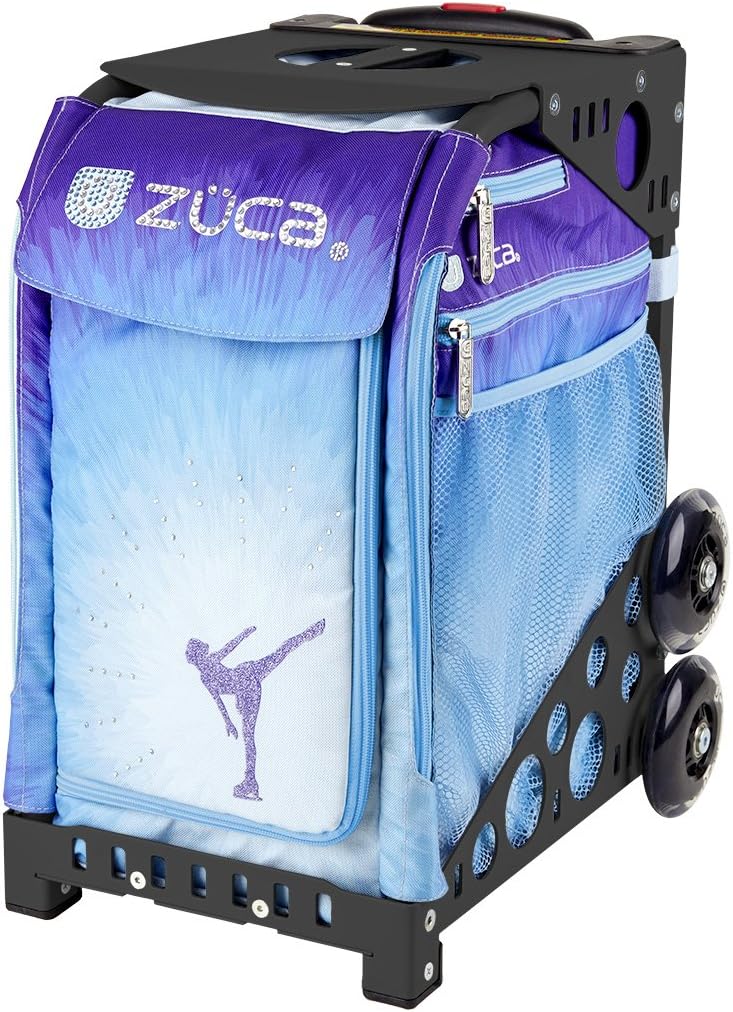 

Сумка ZUCA со вставкой Ice Dreamz и черной рамой с немигающими колесами, Purple