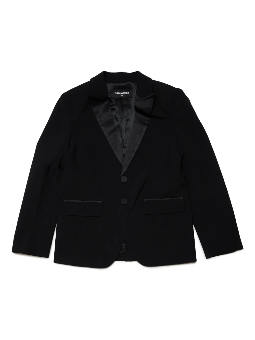 

Однобортный блейзер DSQUARED2 KIDS, черный