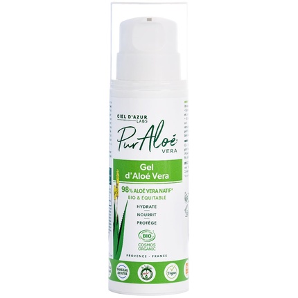 

Ciel D'Azur Labs Pure Organic Aloe Vera 98% натуральный органический продукт, произведенный по принципам справедливой торговли Pur Aloé
