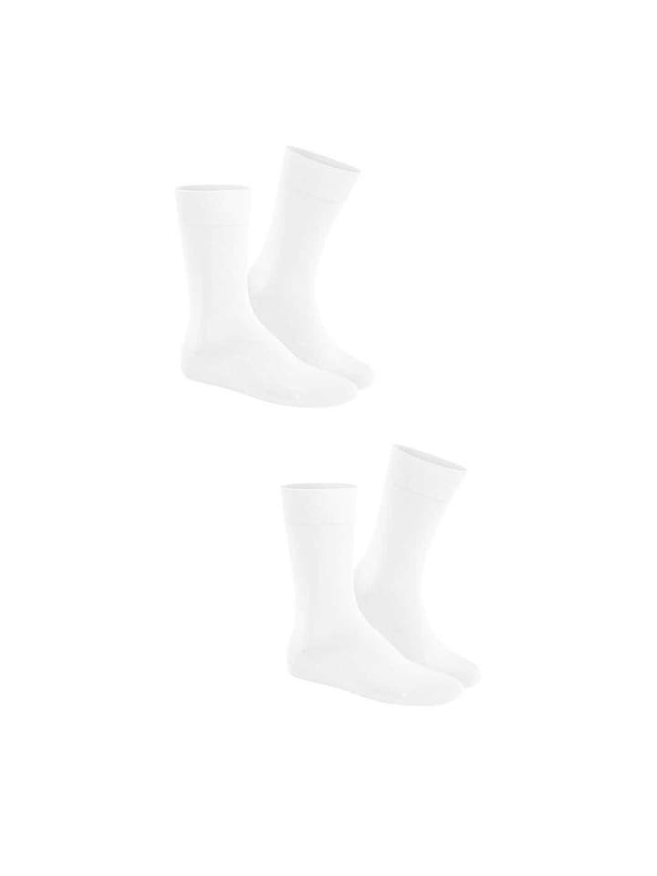 

Носки только 2 пары с манжетой без давления, белые Hudson