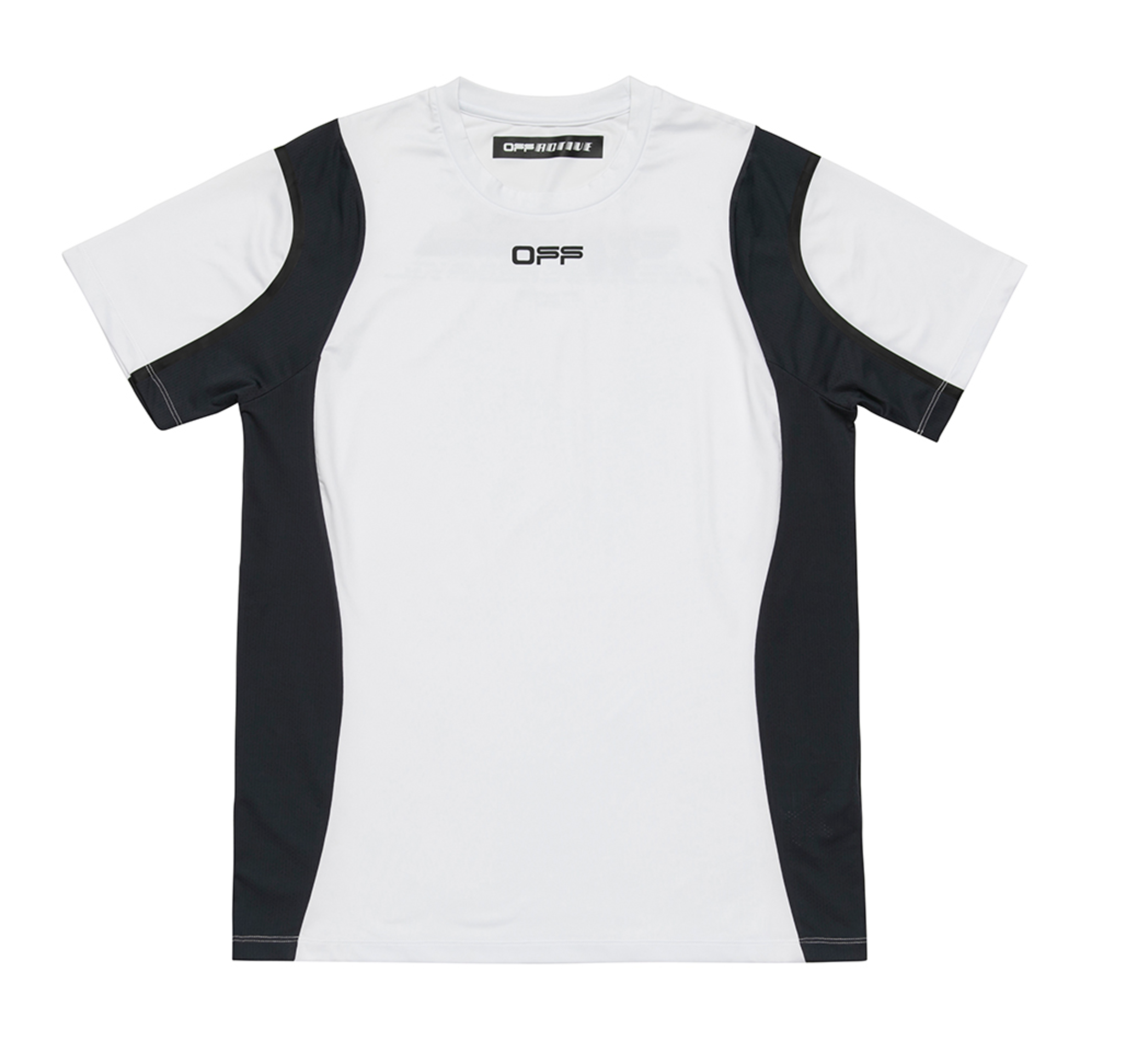 

Эластичная футболка с логотипом в чистом белом цвете Off-White
